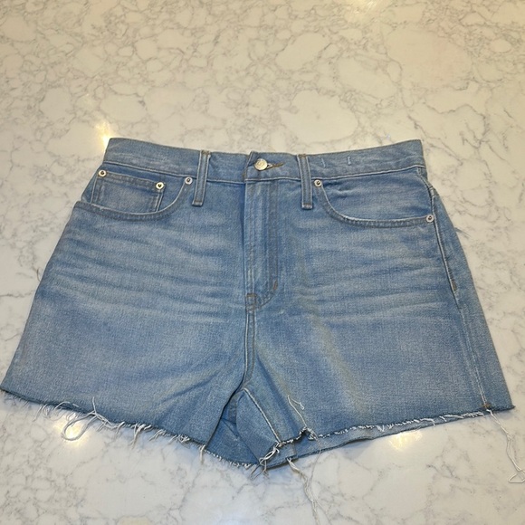 NEW Madewell The Perfect Jean Short Raw Hem Size 29 - Picture 1 of 7